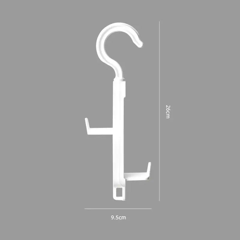 Set of 4 Plastic Multifunction Hangers