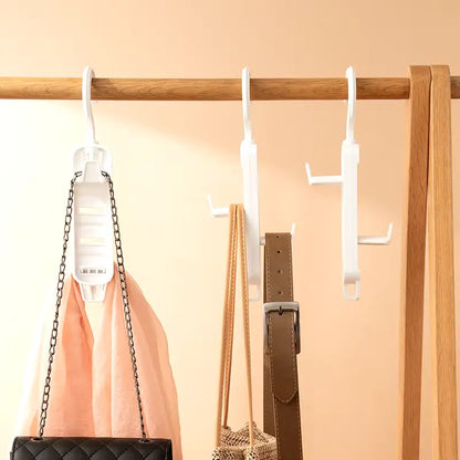 Set of 4 Plastic Multifunction Hangers